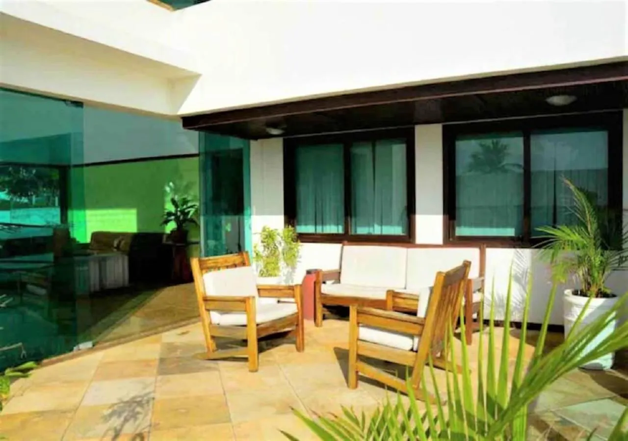 Apartamento Na Praia - Araca 505 Super Luxo - Ampla Varanda Frente Mar Natal Brasil