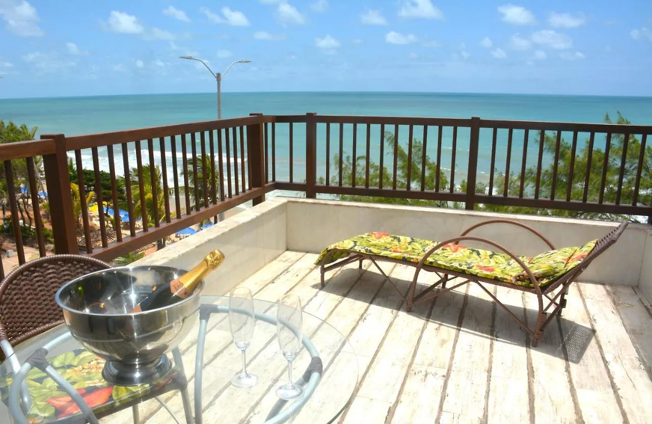 Apartamento Na Praia - Araca 505 Super Luxo - Ampla Varanda Frente Mar Natal