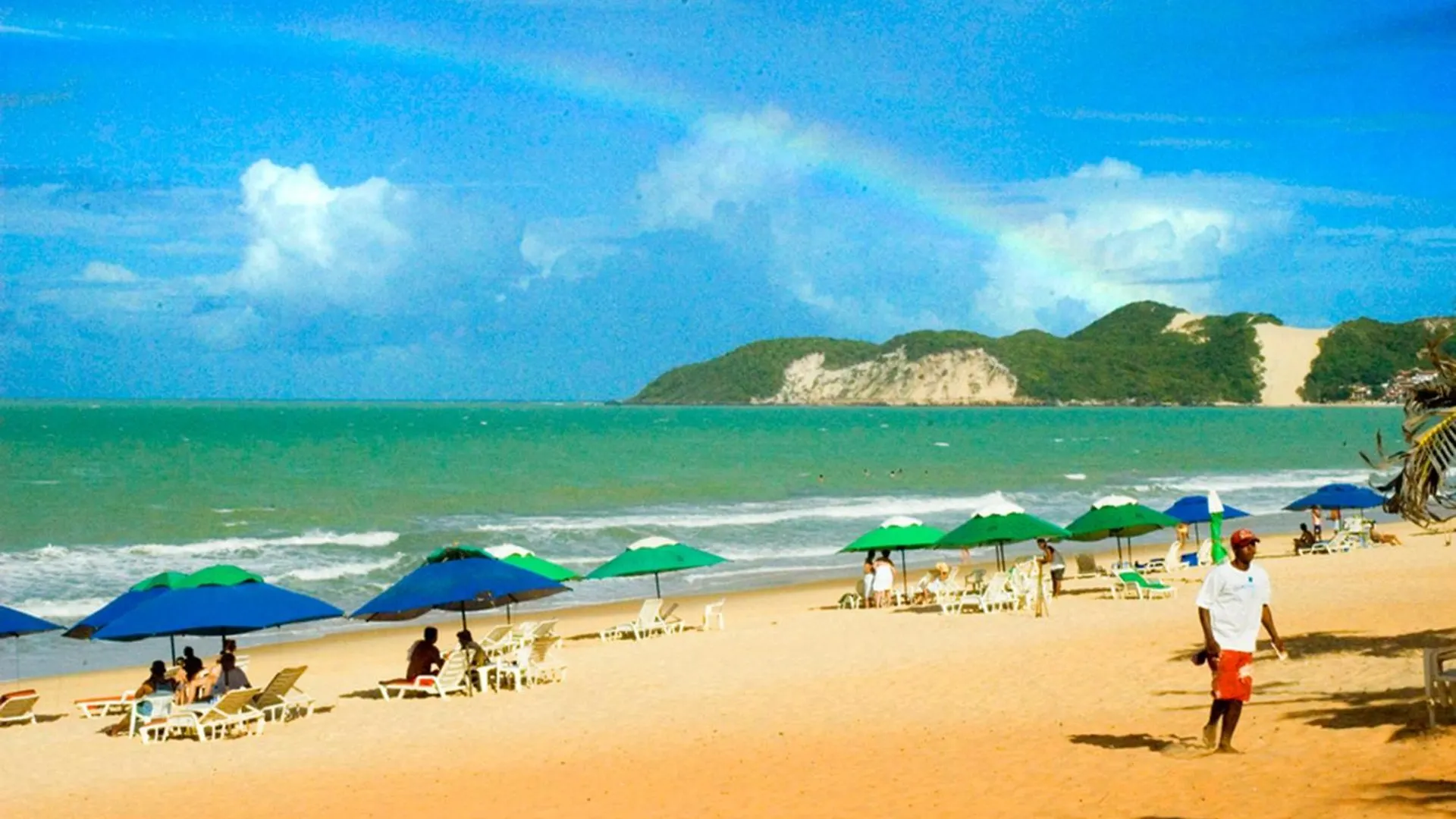 Na Praia - Araca 505 Super Luxo - Ampla Varanda Frente Mar Natal Brasil